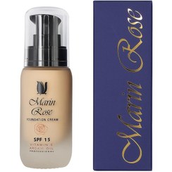 تصویر کرم پودر مایع مارین رز SPF 15 با ویتامین E و روغن آرگان 