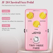 تصویر افکت فاز JOYO | عمق و گرمای بی‌نظیر در صدای گیتار Joyo fuzz effect