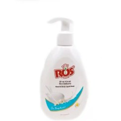 تصویر صابون مایع دست و بدن رز Ros EL VE VÜCUT SIVI SABUNU با رایحه لوکس 500 میل 