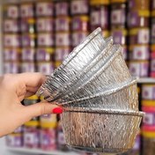 تصویر کاسه فویلی پک ۵ عددی به همراه درب مخصوص 