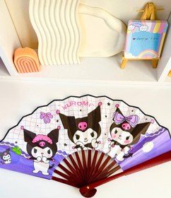 تصویر بادبزن چوبی سانریو 