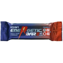 تصویر انرژی بار کارن طعم شکلات وزن ۴۵ گرم 