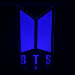 تصویر چراغ خواب طرح بی تی اس کد 10089 ریموت دار ۱۶ رنگ 