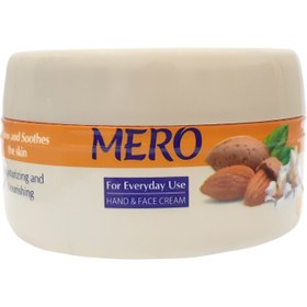 تصویر کرم مرطوب کننده مرو مدل کاسه ای حاوی روغن بادام حجم 140ml Mero Moisturizing and Nourishing Cream 140ml