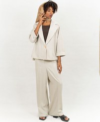 تصویر ست کت و شلوار تک دکمه مدل تارا کد 034 