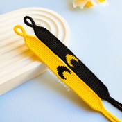 تصویر دستبند دوستی طرح ماه ست 2 تایی رنگ دلخواه - اکسسوری مهری 