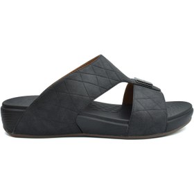 تصویر صندل عربی مردانه مدل القائد 32186 برند al qaed Arabic Sandals for Men's Al Qaed 32186