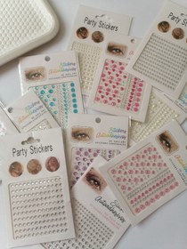 تصویر نگین و مروارید چسبی جدید 