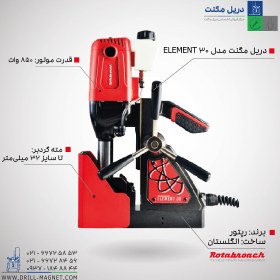 تصویر دریل مگنت رپتور مدل Element30 RAPTOR Element30 Magnet Drill