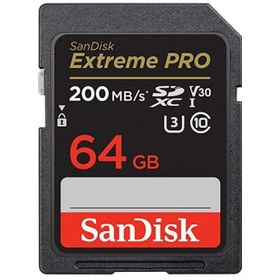 تصویر کارت حافظه سن دیسک مدل 64GB Extreme Pro ا SanDisk 64GB Extreme Pro 200MB/s SanDisk 64GB Extreme Pro 200MB/s