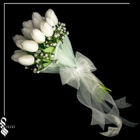 تصویر دسته گل عروس کد 19 