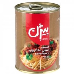 تصویر کنسرو مایه ماکارونی با سویا بیژن 380 گرم - 12 عدد (قیمت هر عدد 64,000 ت) 