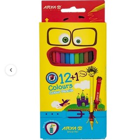 تصویر مداد رنگی 12 رنگ آریا 