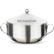 تصویر قندان استیل فرم 