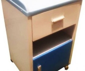 تصویر کمد کنار تخت بیمار رویه ABS(لاکر) 