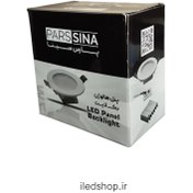 تصویر پنل ال‌ای‌دی ۷ وات پارس سینا مدل هیما – ۳ رنگ نور مهتابی، آفتابی و سفیدآفتابی - مهتابی PARS SINA Hima Series 7W Panel Light | 3 Colors, Uniform Light, Long Lifespan