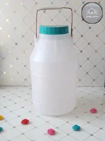 تصویر دبه 6 لیتری دسته فلزی 