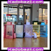 تصویر قمقمه آب طرح مستطیلی بنددار 