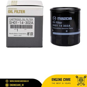 تصویر فیلتر روغن اورجینال مزدا مدل MAZDA SH01-14-302A 