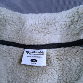 تصویر دورس بافت ضخیم نیم زیپ اورجینال برند معتبر و بزرگ Columbia امریکا 