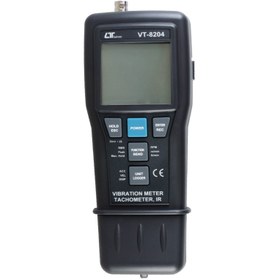 تصویر لرزش سنج و دورسنج نوری و مکانیکی لوترون LUTRON VT-8204 Vibration Meter And Tachometer LUTRON VT-8204