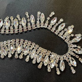 تصویر یراق لباس مجلسی آویز سنگی 