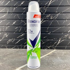 تصویر اسپری بدن ضد تعریق رکسونا (اصل)72H ساعته ضد باکتری و بو Bamboo & Aloe Vera Rexona حجم200 میل ا Bamboo & Aloe Vera Rexona anti-perspirant body spray 72 hours anti-bacterial and odor 200 ml Bamboo & Aloe Vera Rexona anti-perspirant body spray 72 hours anti-bacterial and odor 200 ml