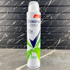 تصویر اسپری ضدتعریق بدن زنانه رکسونا بامبو و آلوئه ورا حجم 200 میلی Rexona Advanced Protection 72H Bamboo and Aloe Vera Spray 200 ml