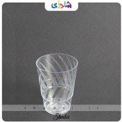 تصویر لیوان یکبار مصرف طرح دار بیرنگ 