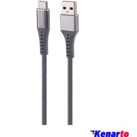 تصویر کابل تبدیل USB به Type-C جوی روم طول 0.3 متر Joyroom 0.3m Type-C Fast Charging Cable