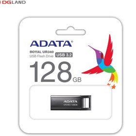 تصویر فلش مموری ای دیتا مدل ROYAL UR340 با ظرفیت 128 گیگابایت ADATA ROYAL UR340 128GB USB3.2 Flash Memory