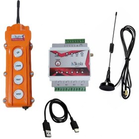 تصویر ریموت کنترل بالابر جرثقیل 4 فرمان MTB44 