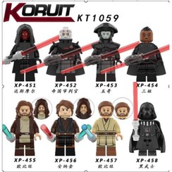 تصویر لگو پک ۸عددی مینی فیگور استاروارز 