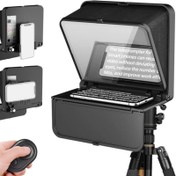 تصویر تله پرامپتر لنزگو LENSGO TC7S Portable Teleprompter برای موبایل 