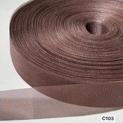 تصویر نوار گان رنگ عبایی 3 سانت کیلویی 