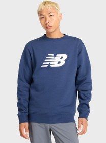 تصویر سویشرت پشمی اساسی برند new balance Essential Core Fleece Sweatshirt