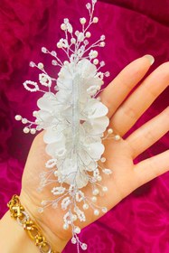 تصویر ریسه مروارید و گل 