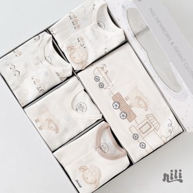 تصویر ست ۱۳ تکه نیلی طرح قطار nili