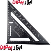 تصویر گونیا سه گوش ۱۸ سانت مشکی همه کاره نجاری 