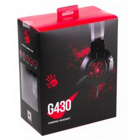 تصویر هدست گیمینگ ای فورتک Bloody G430 ا A4Tech Bloody G430 Black GLARE Gaming Headset A4Tech Bloody G430 Black GLARE Gaming Headset