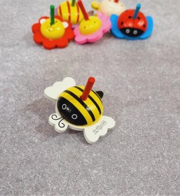 تصویر فرفره چوبی زنبور 