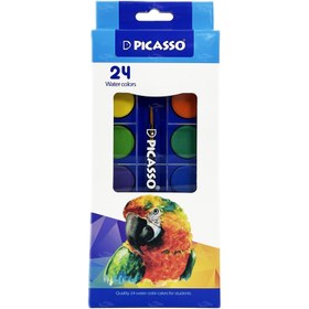 تصویر آبرنگ ۲۴ رنگ پیکاسو مدل ۱۰۲۴ 