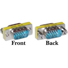 تصویر مبدل 15 پین دو سر D-NET 15 Pin Female to Female VGA Changer