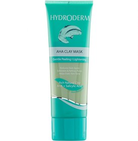 تصویر ماسک صورت کرمی هیدرودرم مدل لایه بردار AHA حجم 100 میلی لیتر Hydroderm AHA Clay Mask 100ml