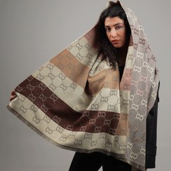 تصویر شال دو رو طرح گوچی 