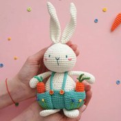 تصویر عروسک بافتنی خرگوش مدل ونسابل کد 87 