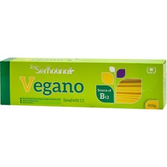 تصویر اسپاگتی سمولینا وگانو 400گرم زرماکارون Zarmacaron vegan semolina spaghetti 400g