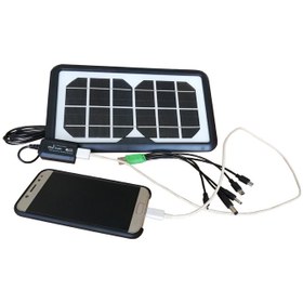 تصویر پنل خورشیدی سی سی لمپ مدل CL-650 ظرفیت 4 وات CClamp model CL-650 solar panel, 4W capacity