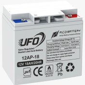تصویر باتری سرب اسیدی ضد اشتعال 12 ولت 18 آمپرساعت UFO 12AP-18 