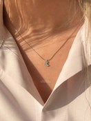 تصویر گردنبند نقره ماه 
